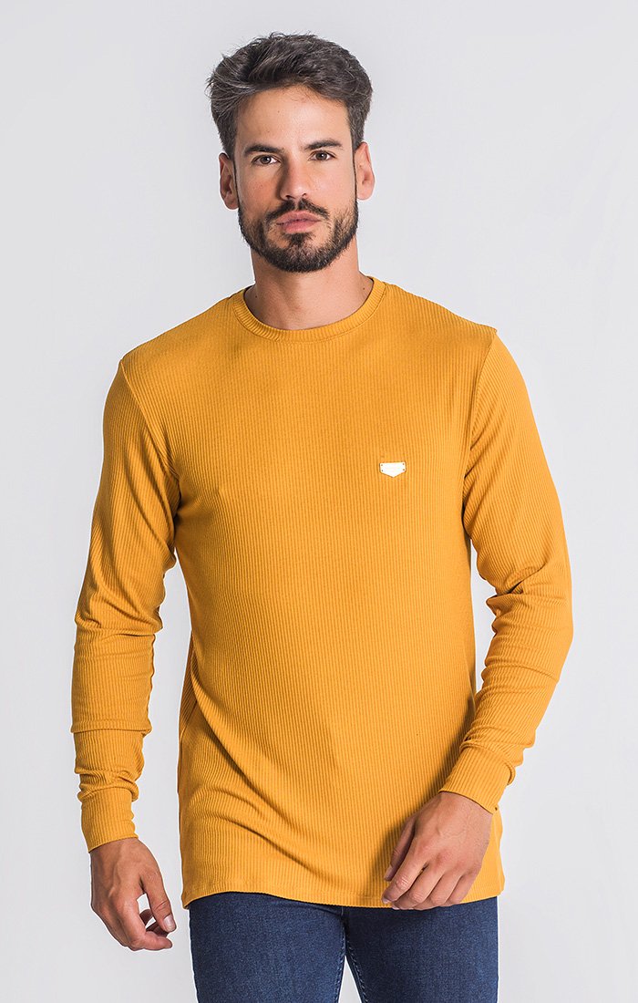Gold Core Long Sleeve Ribbed Tee