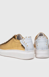 Gold Punk Upscale Sneakers