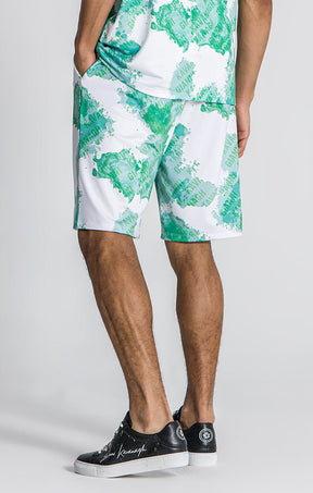 Green Lotus Shorts