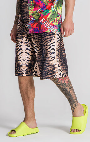 Multicolor Amazonia Loose Shorts